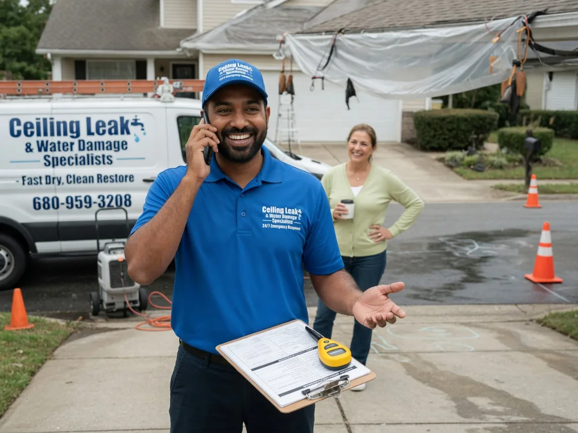 Ceiling Leak Cleanup Bowman, ND FAQs